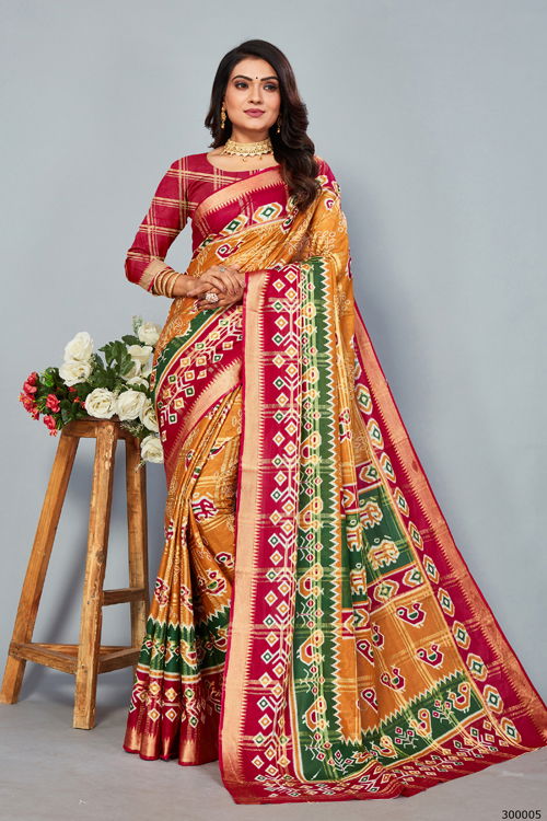 Bandhej 3 Festival Wear Wholesale Saree Collection
